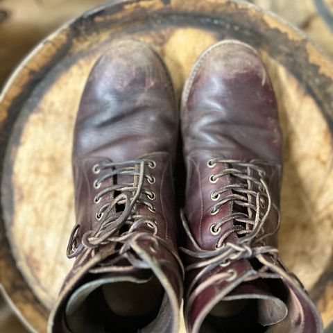 View photo of Oak Street Bootmakers Trench Boot in Horween Color 8 Chromexcel