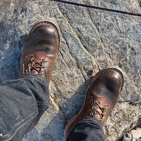 Nicks Overlander in Horween Brown Waxed Flesh