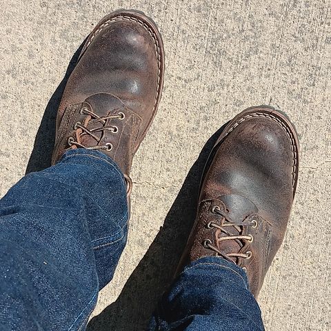Nicks Overlander in Horween Brown Waxed Flesh