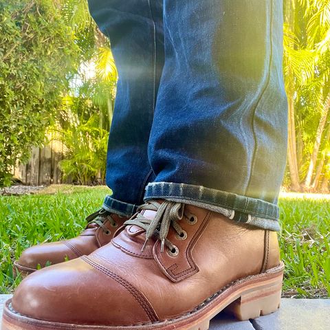 Jim Green Numzaan in Hazelnut Veg Retan