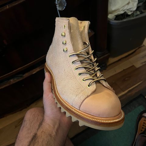 Unmarked Archie Boots in Unknown Natural Veg Tan
