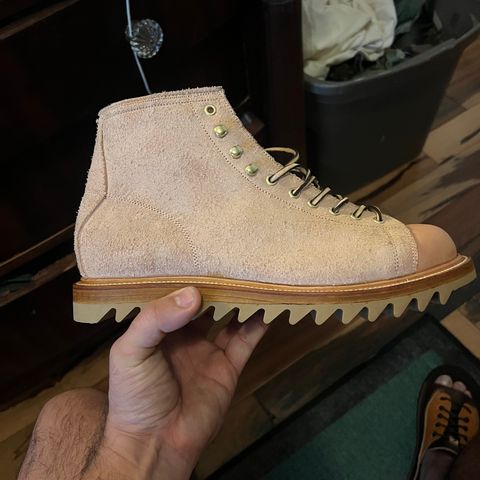 Unmarked Archie Boots in Unknown Natural Veg Tan