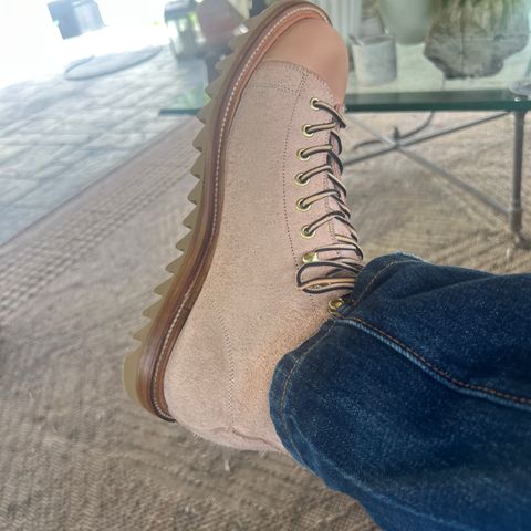 Unmarked Archie Boots in Unknown Natural Veg Tan