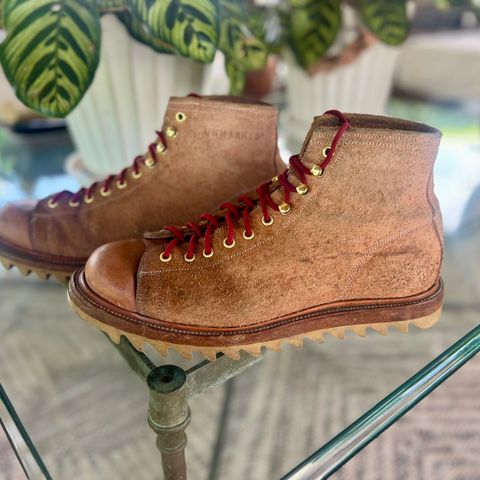 Unmarked Archie Boots in Unknown Natural Veg Tan
