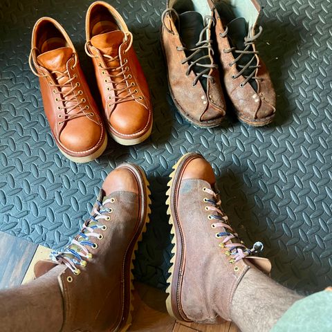 Unmarked Archie Boots in Unknown Natural Veg Tan