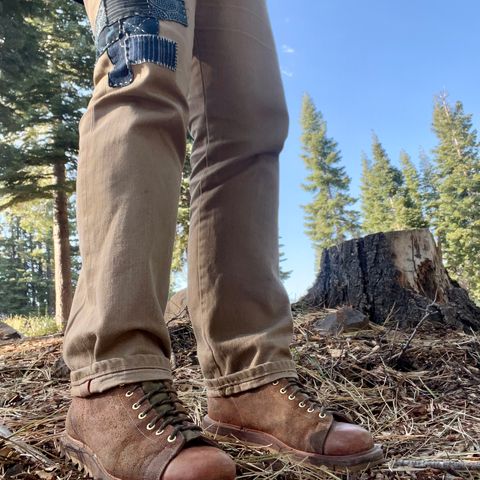 Unmarked Archie Boots in Unknown Natural Veg Tan