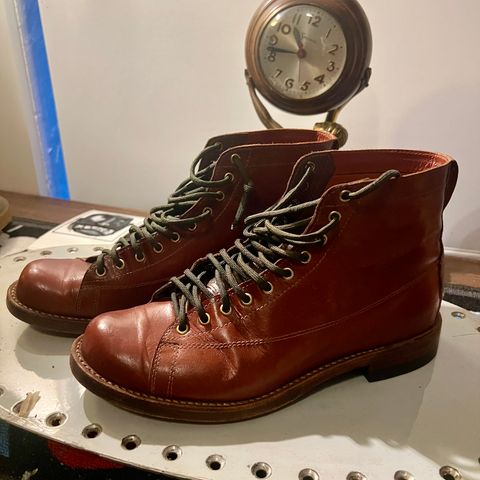 Julian Boots Monkey in Kangaroo Cognac