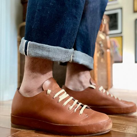 FEIT Classic lows in Maryam Natural Horsehide