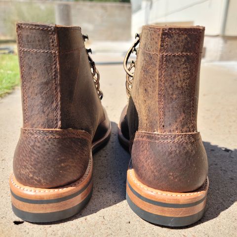 Oak Street Bootmakers Trench Boot in Dark Waxy Wild Boar