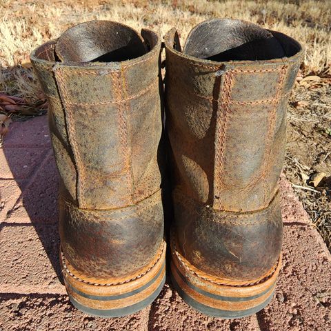 Oak Street Bootmakers Trench Boot in Dark Waxy Wild Boar