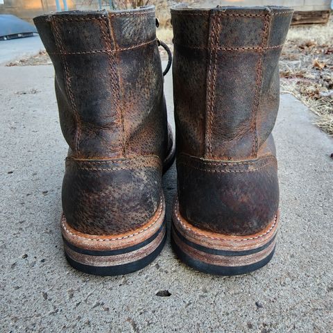 Oak Street Bootmakers Trench Boot in Dark Waxy Wild Boar