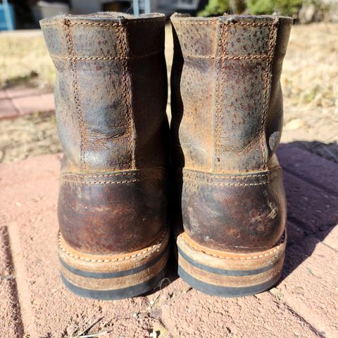 Oak Street Bootmakers Trench Boot in Dark Waxy Wild Boar