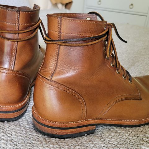 Oak Street Bootmakers Trench Boot in Horween Natural Chromexcel