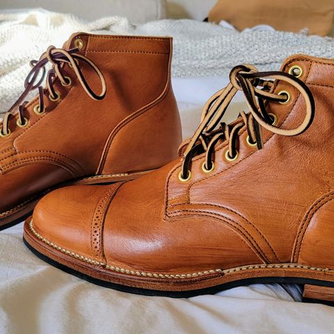 Viberg Service Boot in Horween Chestnut Essex