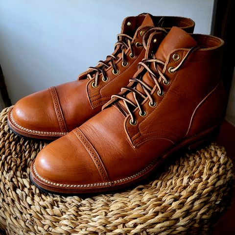 Viberg Service Boot in Horween Chestnut Essex
