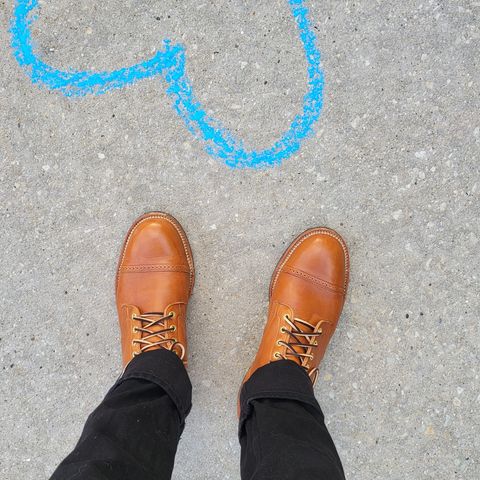 Viberg Service Boot in Horween Chestnut Essex