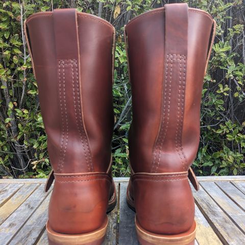 Wesco Boss Engineer Boot in Wickett & Craig Tan Oiled Latigo