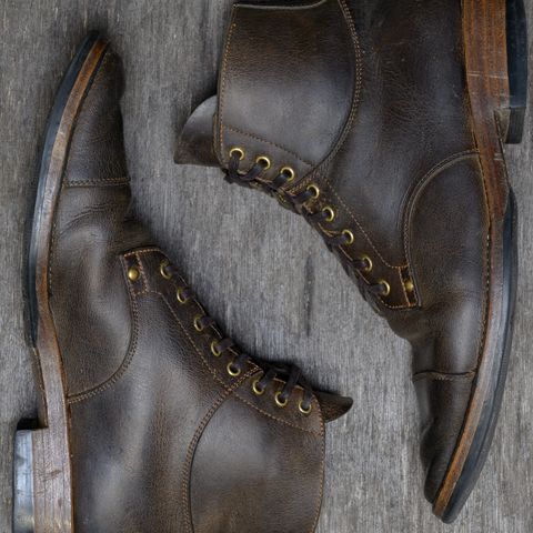 Iron Boots Type 1 in Gallun Charcoal Teton Stag