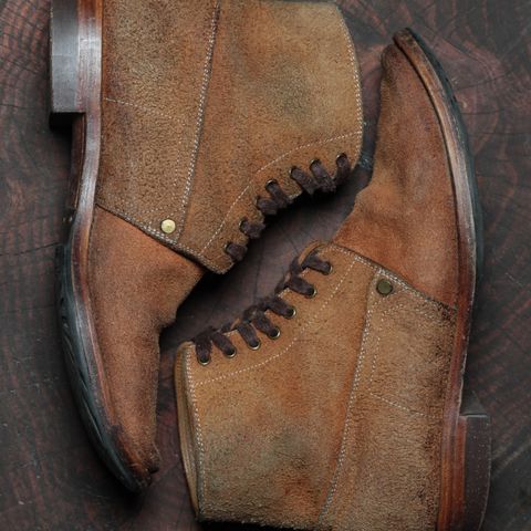 WM1978 French Army Boot in Tochigi Natural Roughout