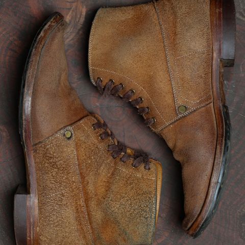 WM1978 French Army Boot in Tochigi Natural Roughout
