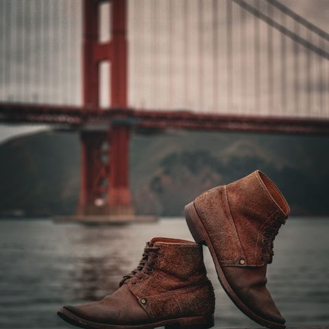 WM1978 French Army Boot in Tochigi Natural Roughout