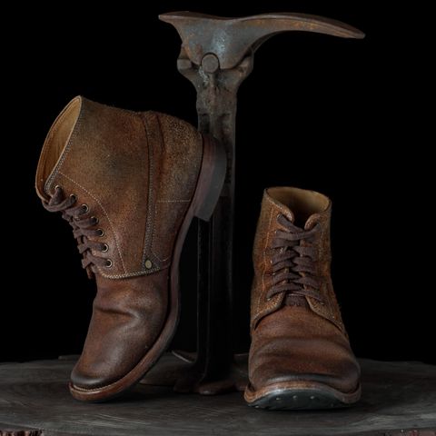 WM1978 French Army Boot in Tochigi Natural Roughout