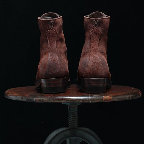 WM1978 Garrison Boot in C.F. Stead Amber Brown Waxed Rappelo Calf Roughout