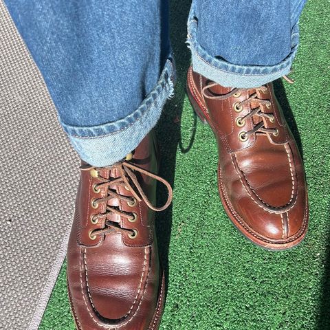 Grant Stone Ottawa Boot in Horween Crimson Chromexcel