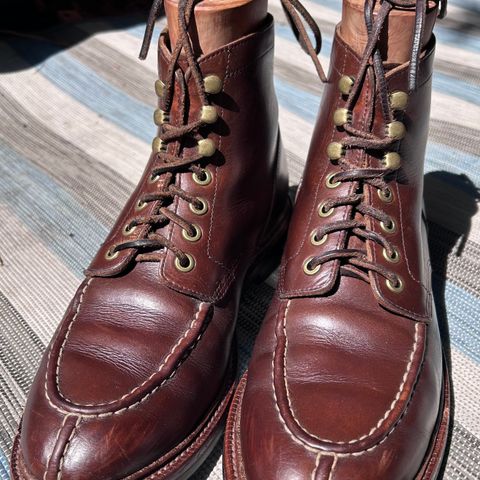 Grant Stone Ottawa Boot in Horween Crimson Chromexcel