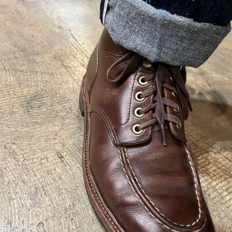 Grant Stone Ottawa Boot in Horween Crimson Chromexcel