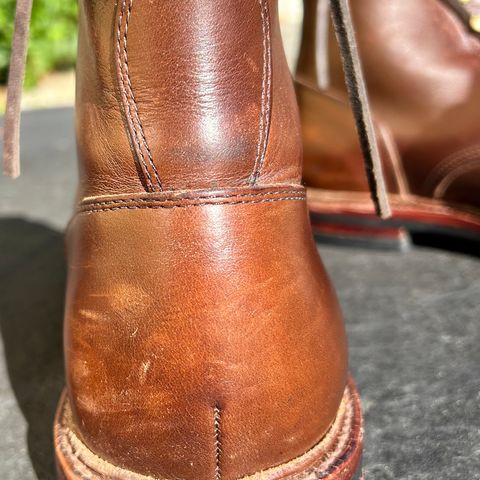 Grant Stone Ottawa Boot in Horween Crimson Chromexcel