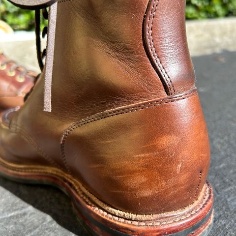 Grant Stone Ottawa Boot in Horween Crimson Chromexcel