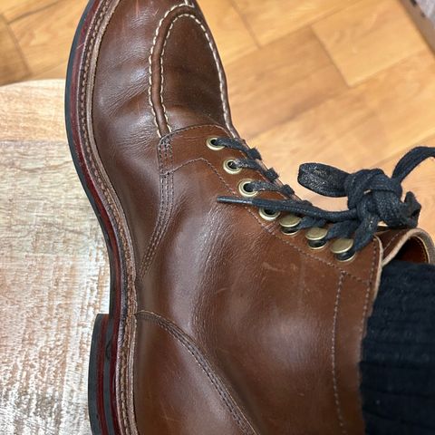 Grant Stone Ottawa Boot in Horween Crimson Chromexcel