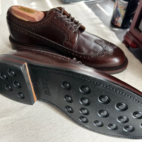 Grant Stone Longwing in Horween Crimson Chromexcel