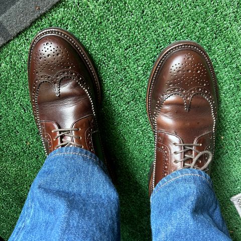 Grant Stone Longwing in Horween Crimson Chromexcel