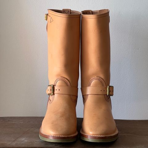 Wesco Boss Engineer Boot in Horween Natural Essex