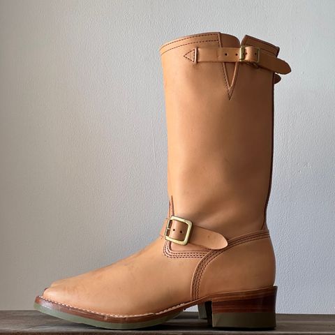 Wesco Boss Engineer Boot in Horween Natural Essex