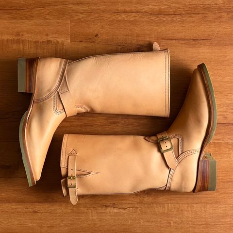 Wesco Boss Engineer Boot in Horween Natural Essex