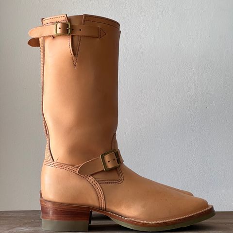 Wesco Boss Engineer Boot in Horween Natural Essex