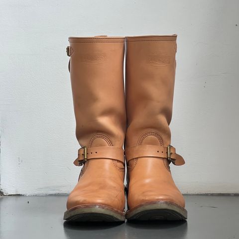 Wesco Boss Engineer Boot in Horween Natural Essex