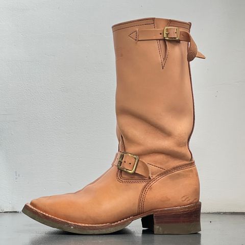 Wesco Boss Engineer Boot in Horween Natural Essex