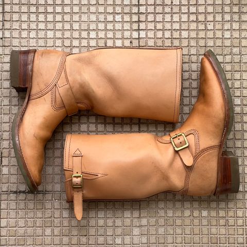 Wesco Boss Engineer Boot in Horween Natural Essex