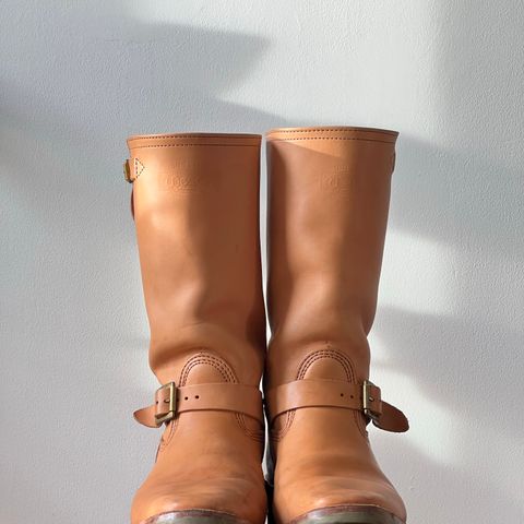 Wesco Boss Engineer Boot in Horween Natural Essex