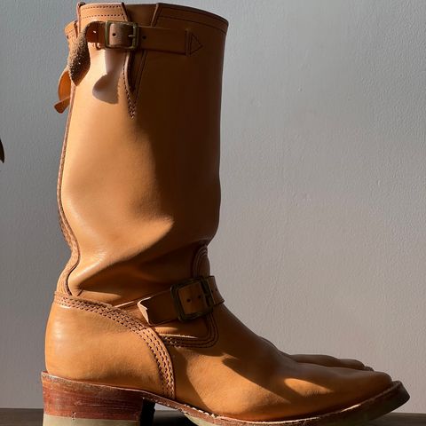 Wesco Boss Engineer Boot in Horween Natural Essex