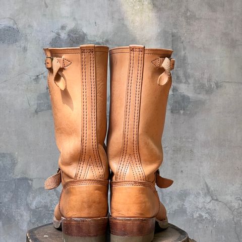 Wesco Boss Engineer Boot in Horween Natural Essex