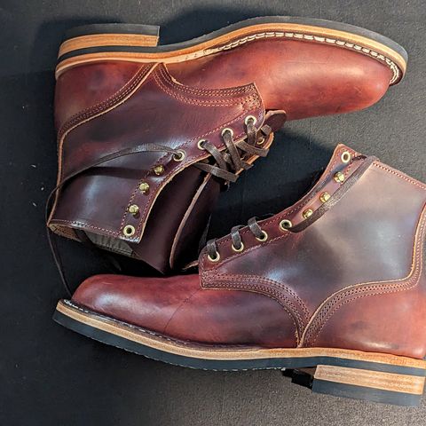 Nicks Free Range in Wickett & Craig Buck Brown Double Stuffed