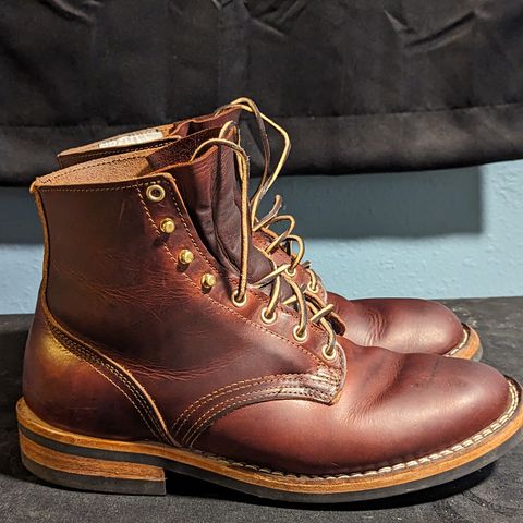 Nicks Free Range in Wickett & Craig Buck Brown Double Stuffed