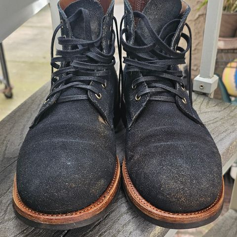 Oak Street Bootmakers Field Boot in Horween Natural Indigo Chromexcel Roughout