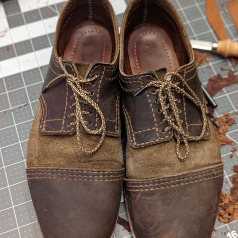 DIY Derby Boot in Unlisted Leather