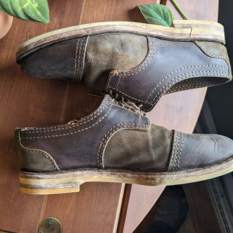 View photo of Self-Made Derby Boot in Unlisted Leather